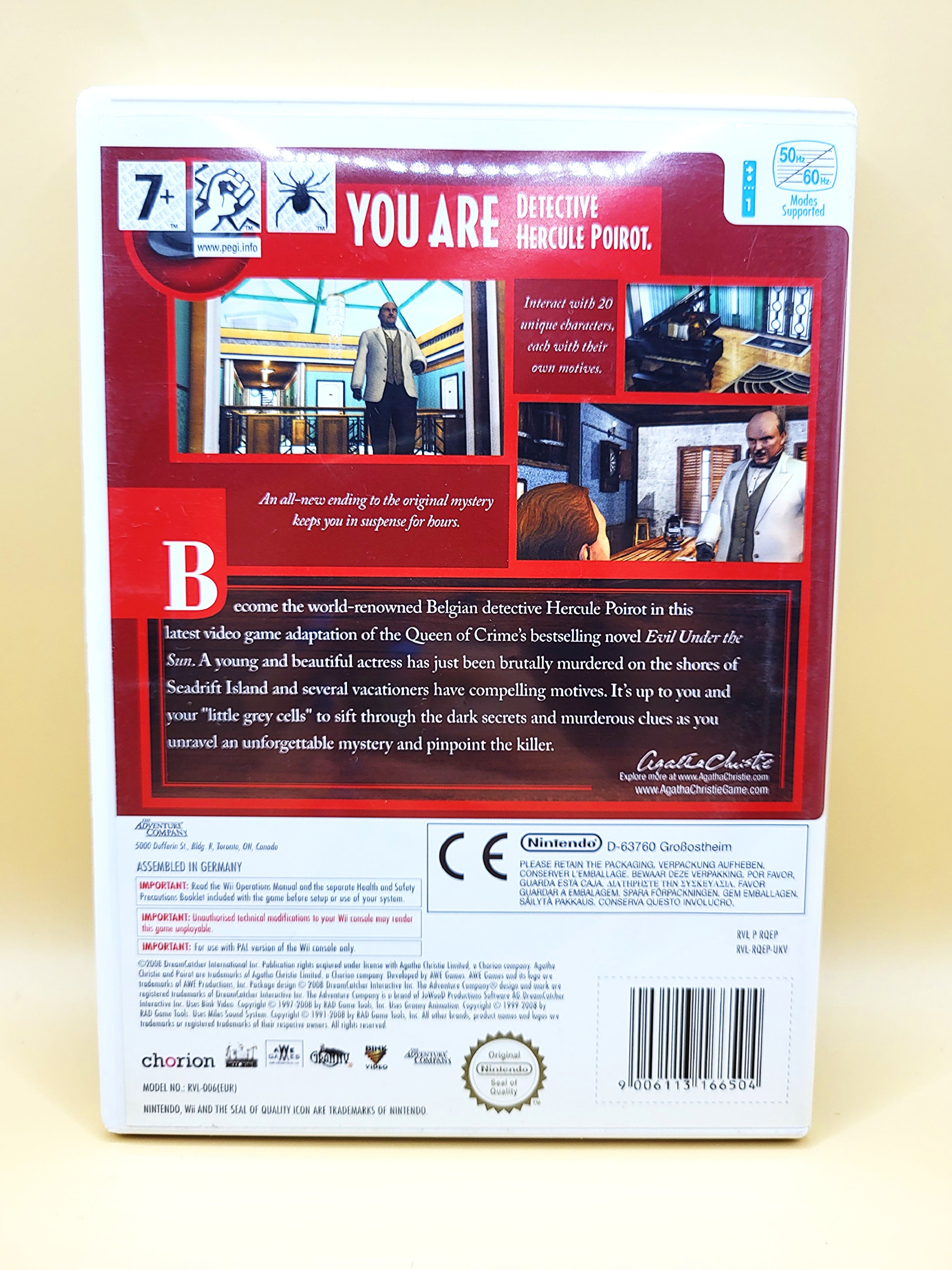 Agatha Christie: Evil Under the Sun - Nintendo Wii