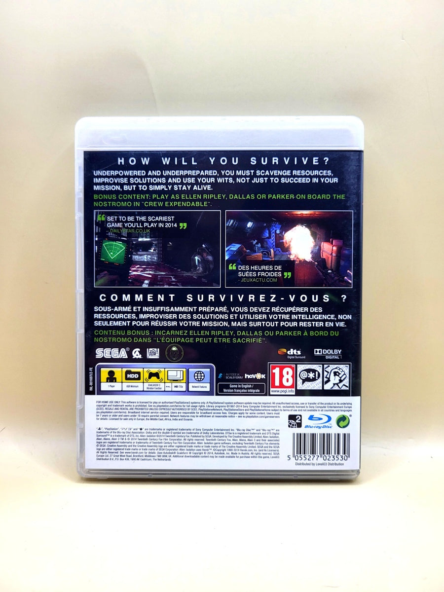 Alien Isolation Nostromo Edition - PlayStation 3 - PS3
