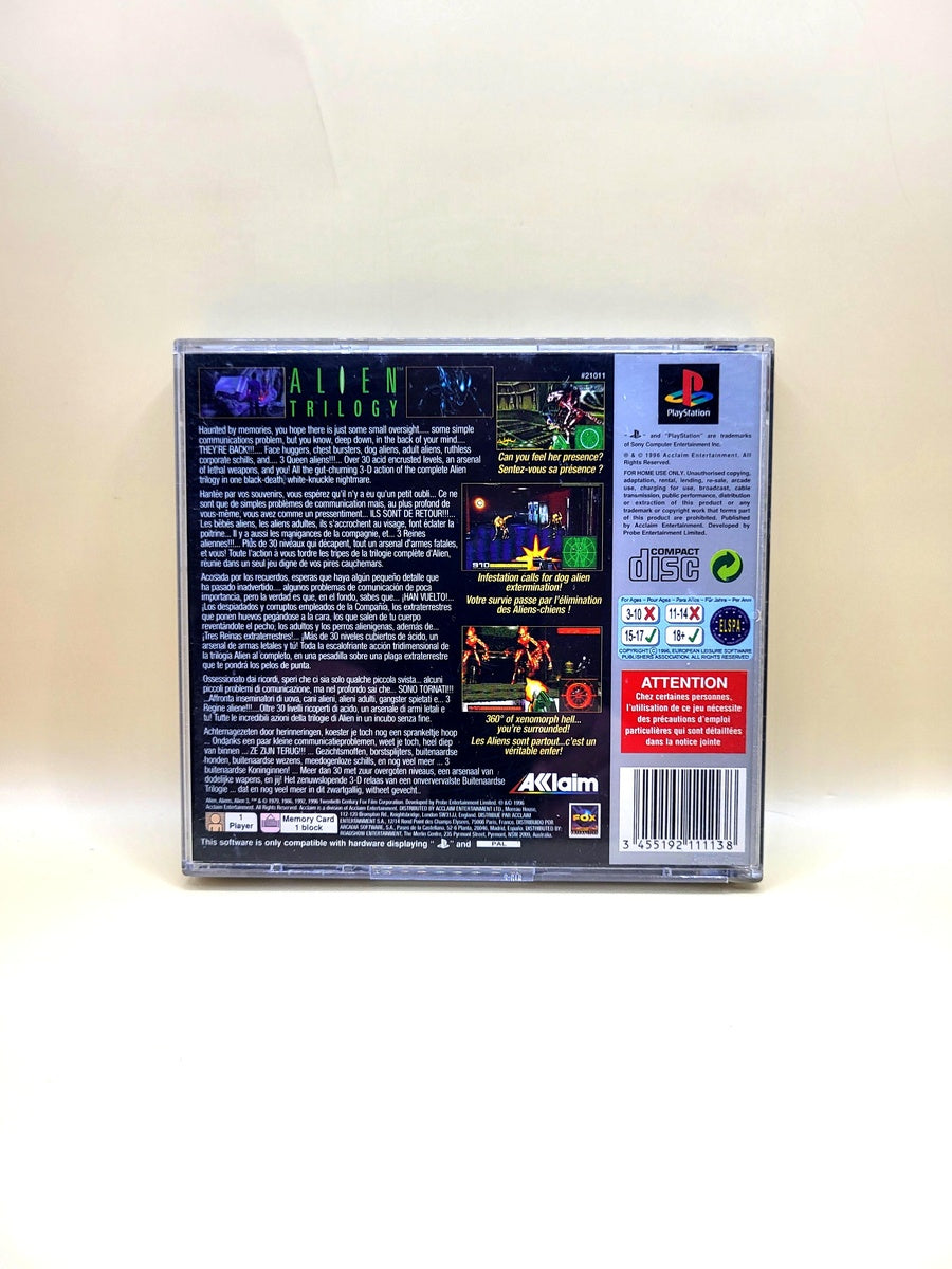 Alien Trilogy Platinum - PlayStation 1 - PS1