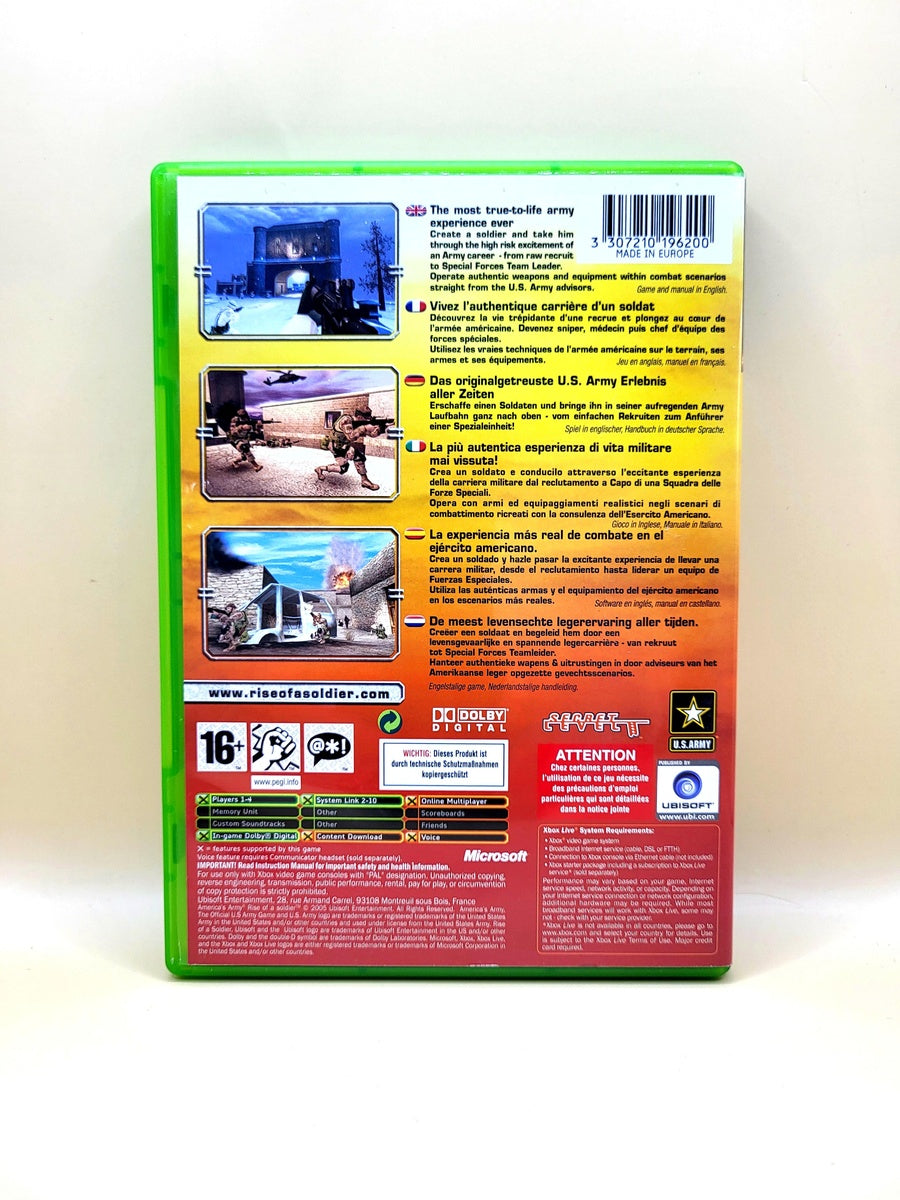 America's Army Rise of a Soldier - Xbox Original