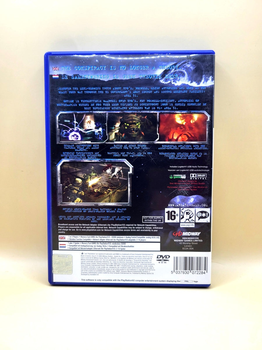 Area 51 - PlayStation 2 - PS2