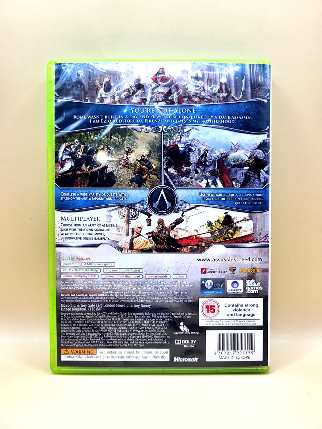 Assassins Creed Brotherhood - Xbox 360