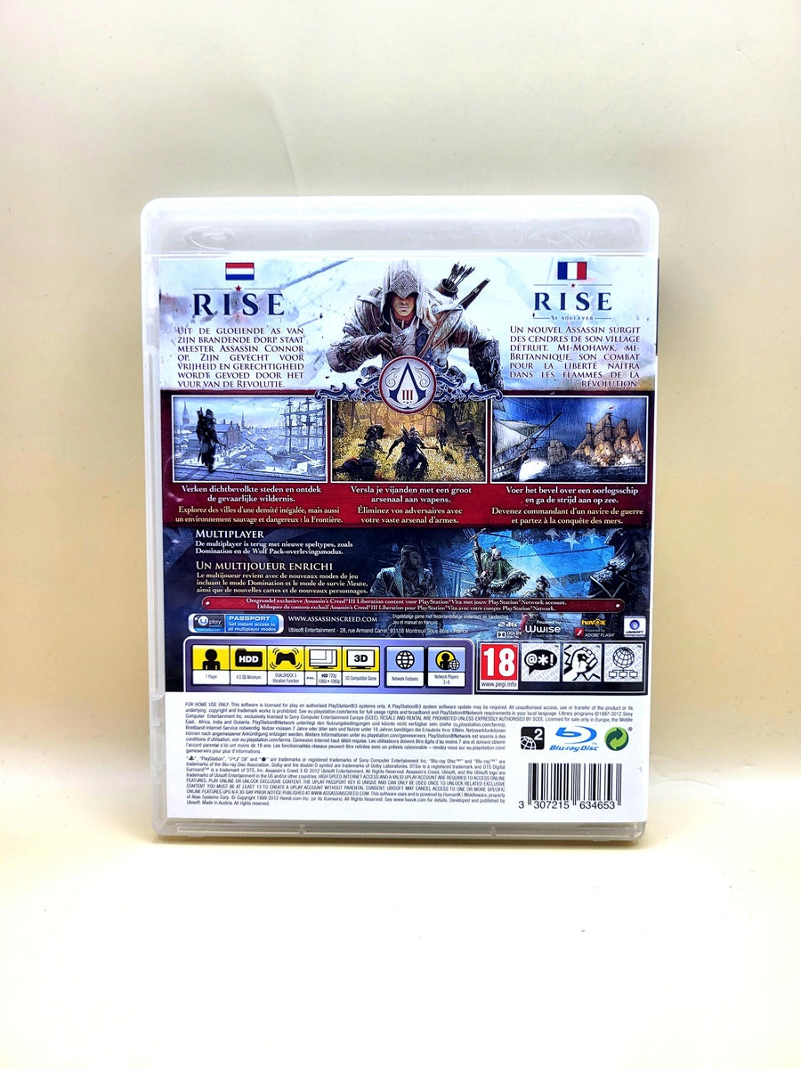 Assassins Creed III (Geen Boekje) - PlayStation 3 - PS3