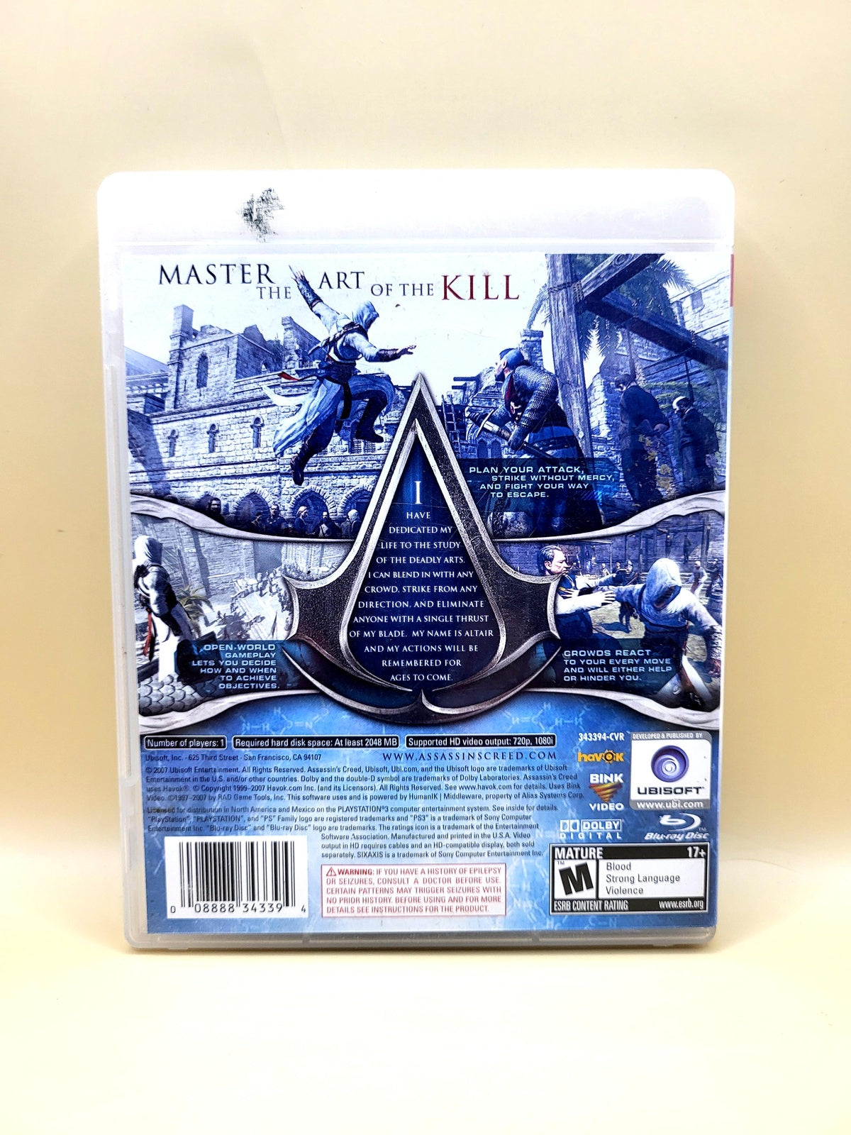 Assassin's Creed - PlayStation 3 - PS3