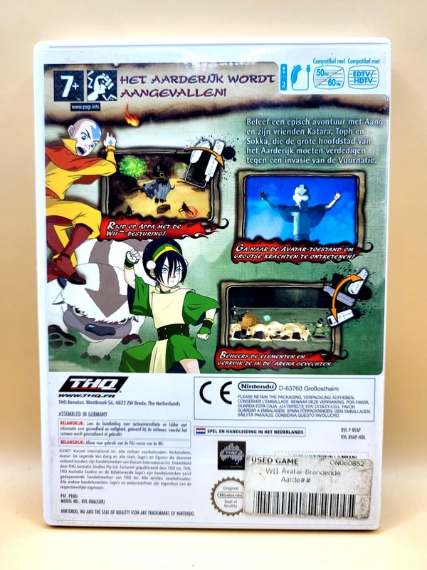 Avatar De Legende van Aang De Brandende Aarde - Nintendo Wii