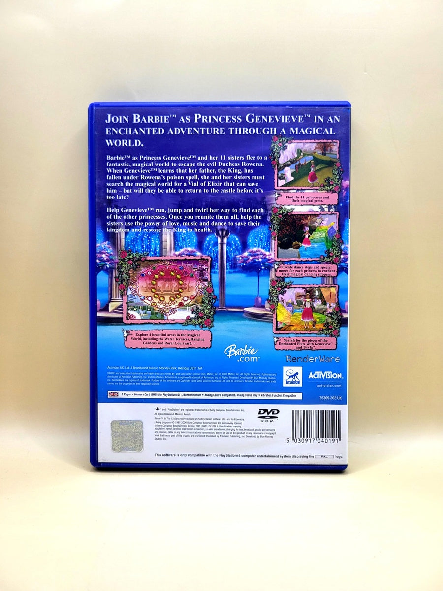 Barbie in the 12 Dancing Princesses - PlayStation 2 - PS2