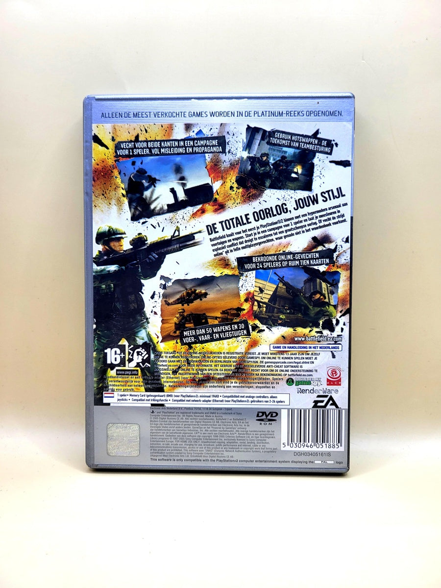 Battlefield 2 Modern Combat Platinum (No Manual) - PlayStation 2 - PS2