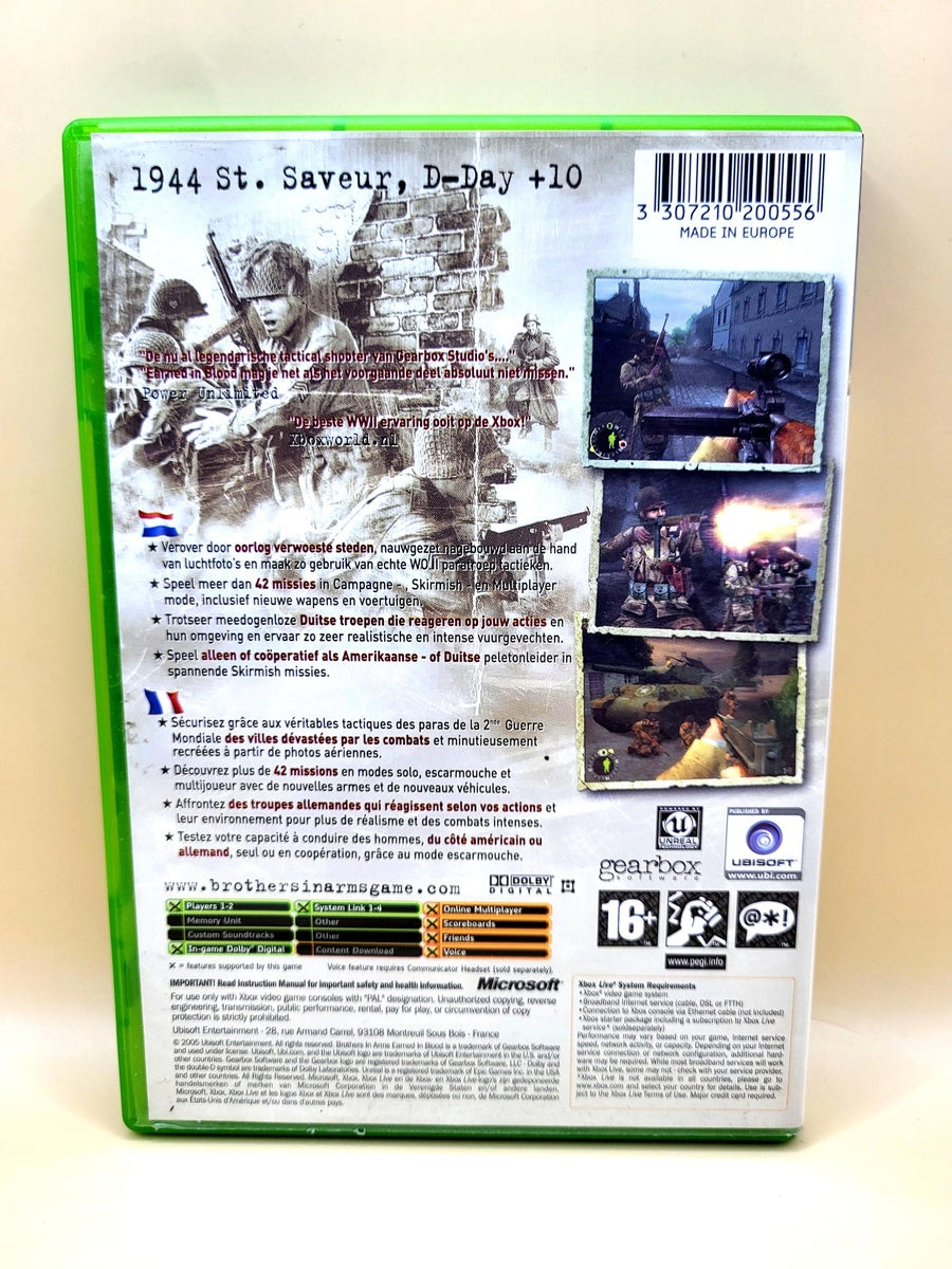 Brothers in Arms Earned in Blood - Xbox Original