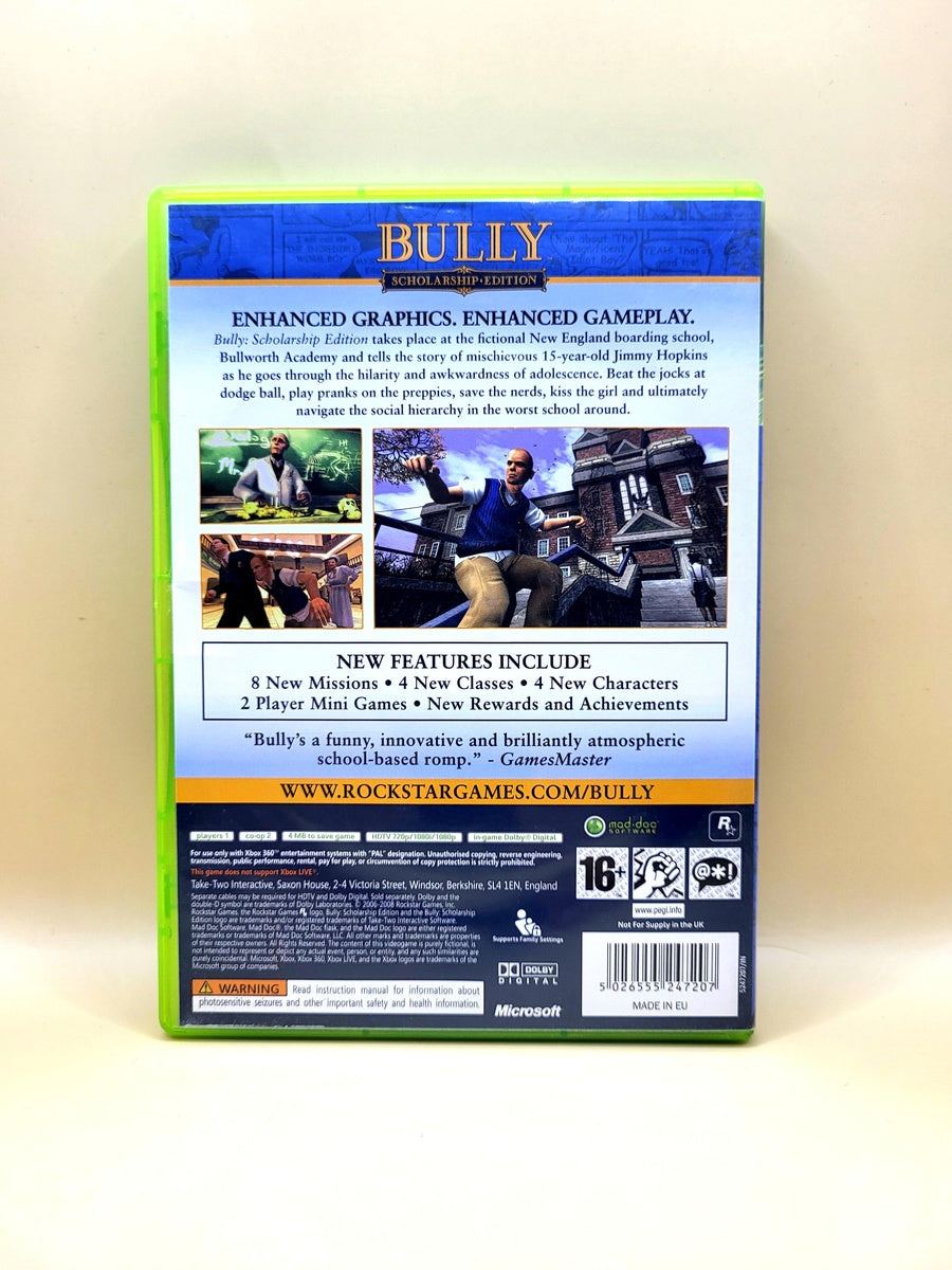 Bully Scholarship Edition Xbox 360
