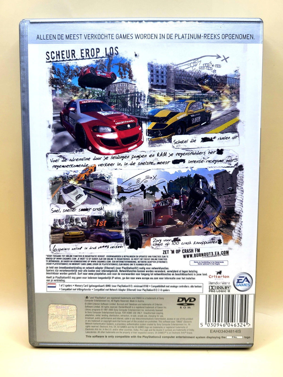 Burnout 3 Takedown (Platinum) - PlayStation 2 - PS2