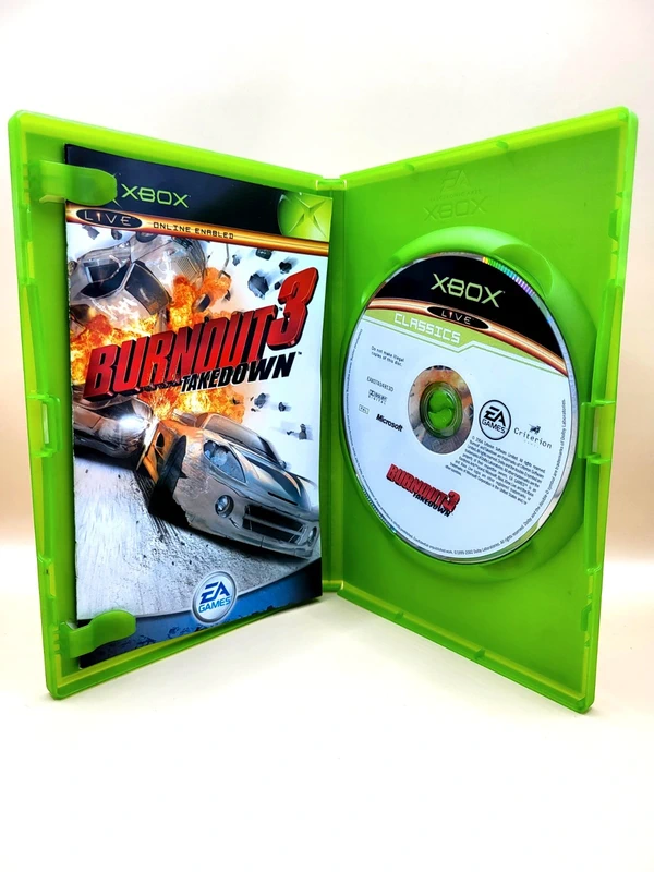 Burnout 3 Takedown Classics Xbox Original Open Doos