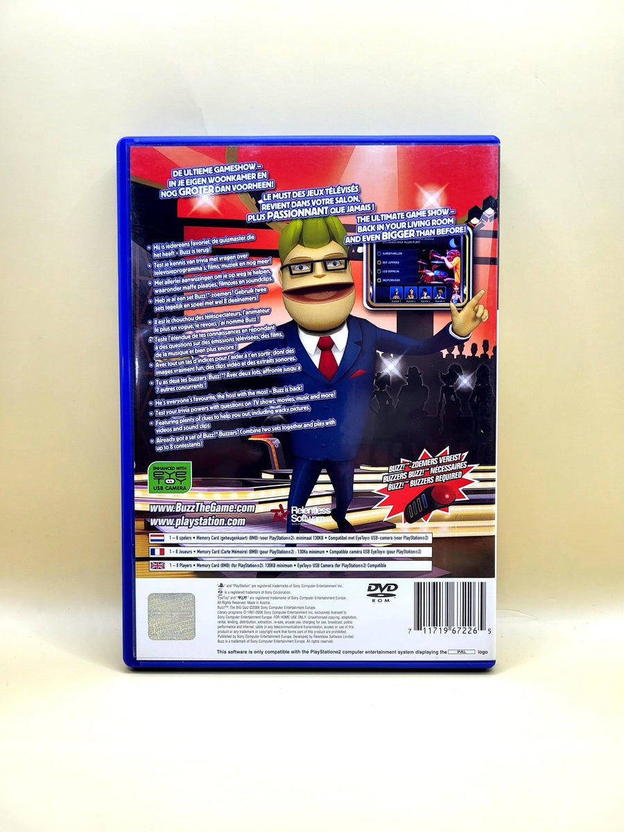 Buzz The Big Quiz - PlayStation 2 - PS2