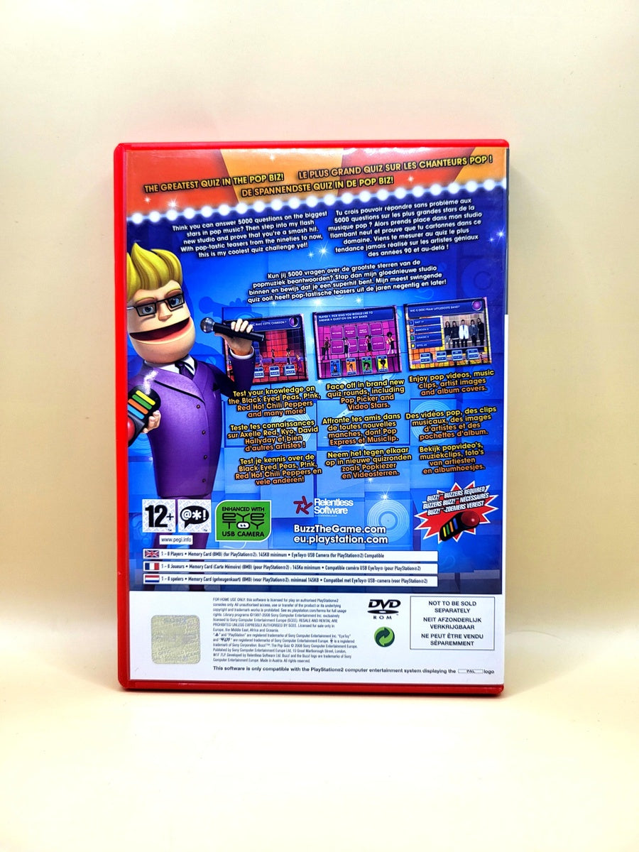 Buzz The Pop Quiz - PlayStation 2 - PS2