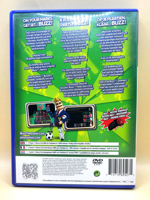 Buzz The Sports Quiz - PlayStation 2 - PS2