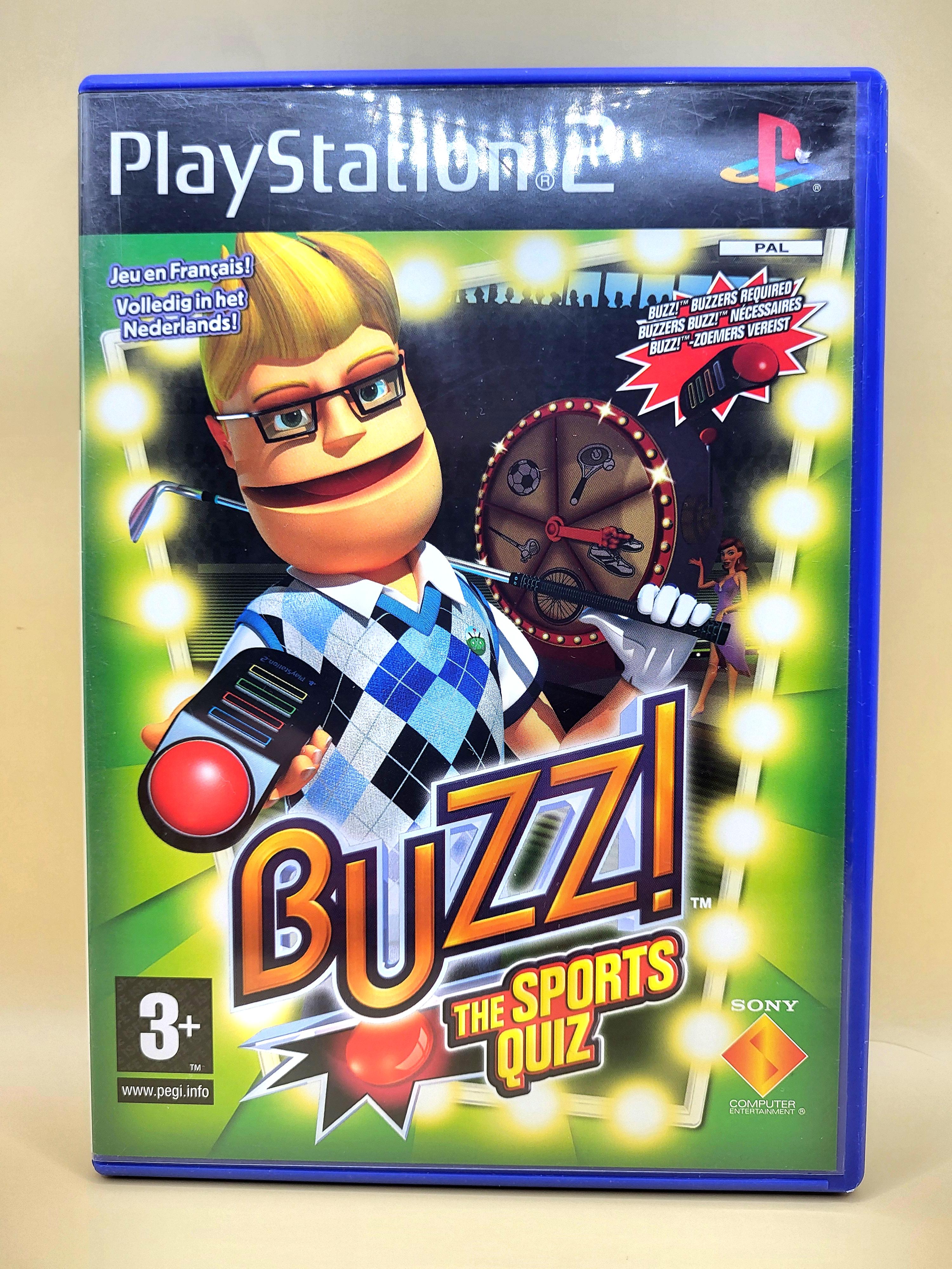 Buzz The Sports Quiz - PlayStation 2 - PS2