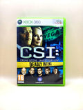 CSI Crime Scene Investigation Deadly Intent - Xbox 360