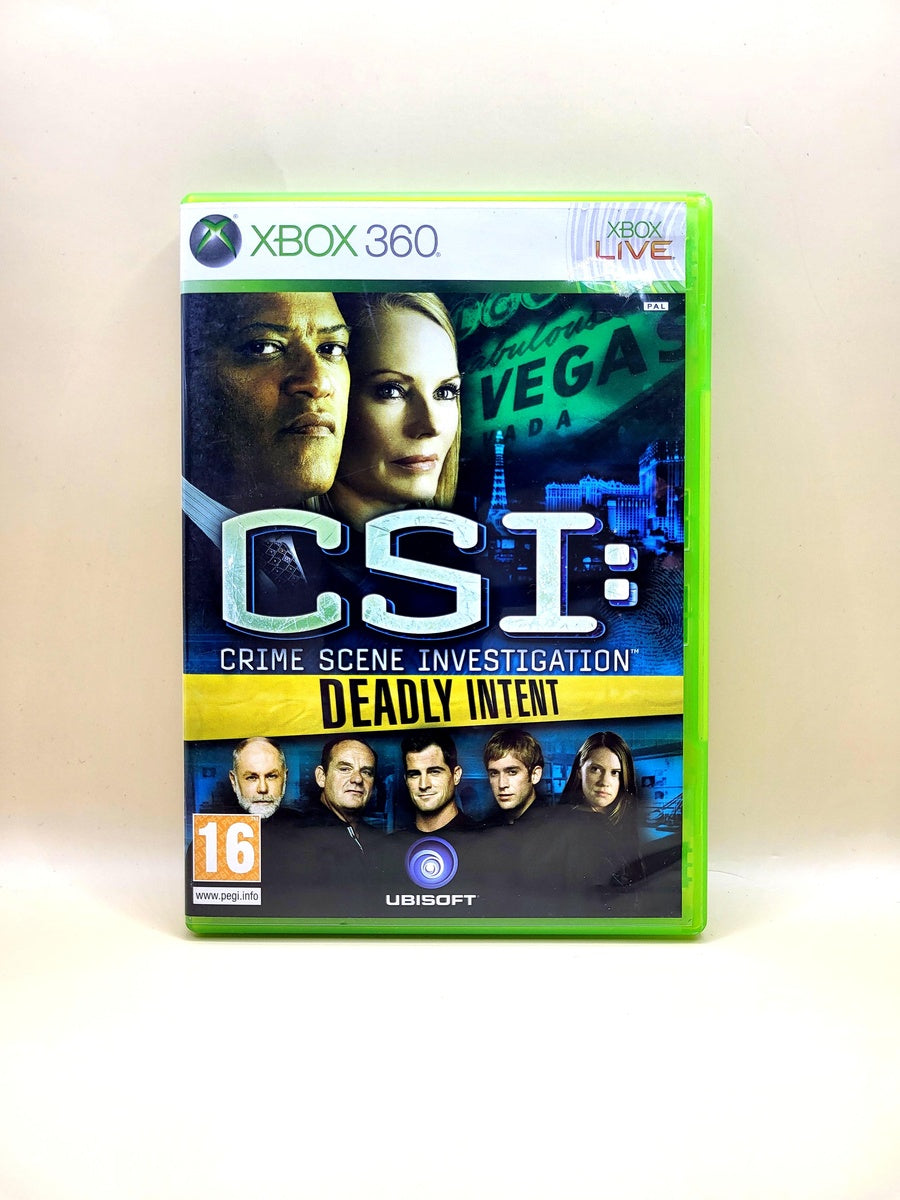 CSI Crime Scene Investigation Deadly Intent - Xbox 360