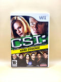 CSI Hard Evidence - Nintendo Wii