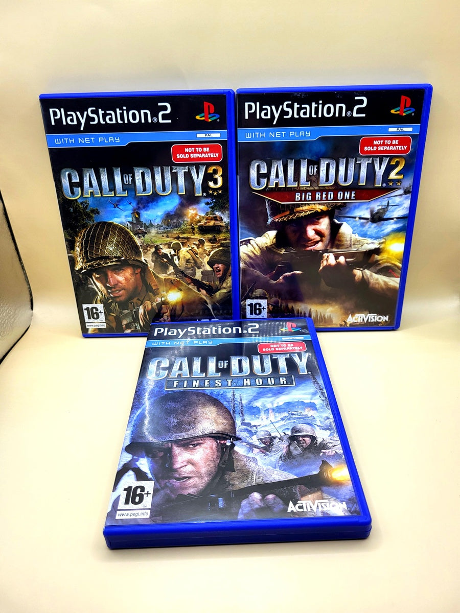 Call of Duty Trilogy - PlayStation 2 - PS2