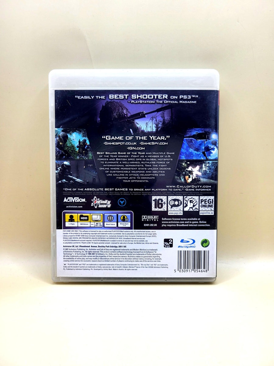 Call of Duty 4 Modern Warfare Game of the Year Edition - PlayStation 3 - PS3