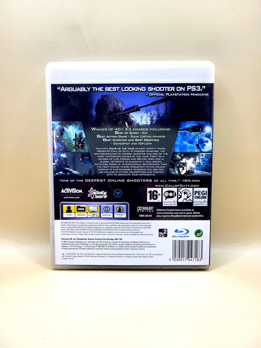 Call of Duty 4 Modern Warfare - PlayStation 3 - PS3