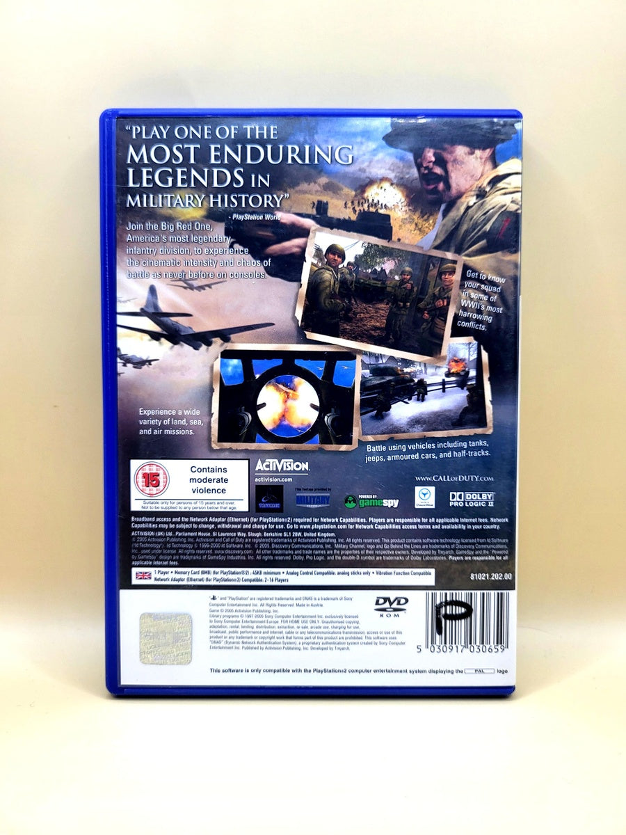 Call of Duty 2 Big Red One - PlayStation 2 - PS2