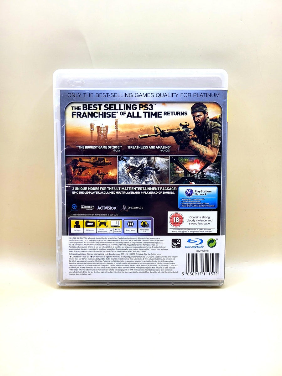 Call of Duty Black Ops Platinum - PlayStation 3 - PS3