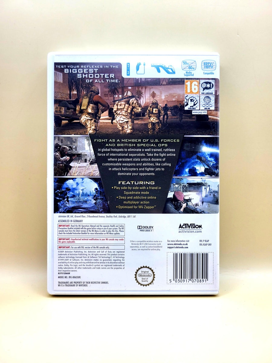 Call of Duty Modern Warfare Reflex Edition - Nintendo Wii