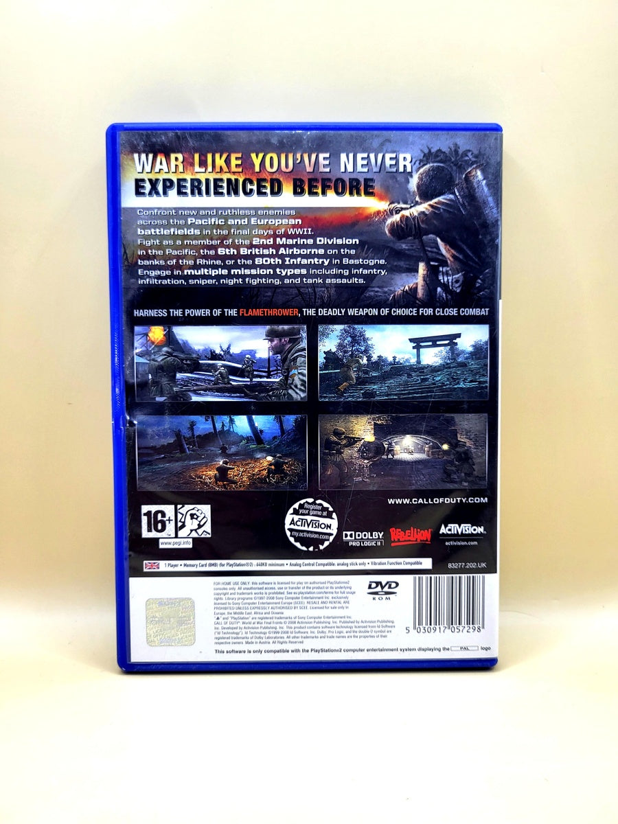 Call of Duty World at War Final Fronts (Geen Boekje) - PlayStation 2 - PS2