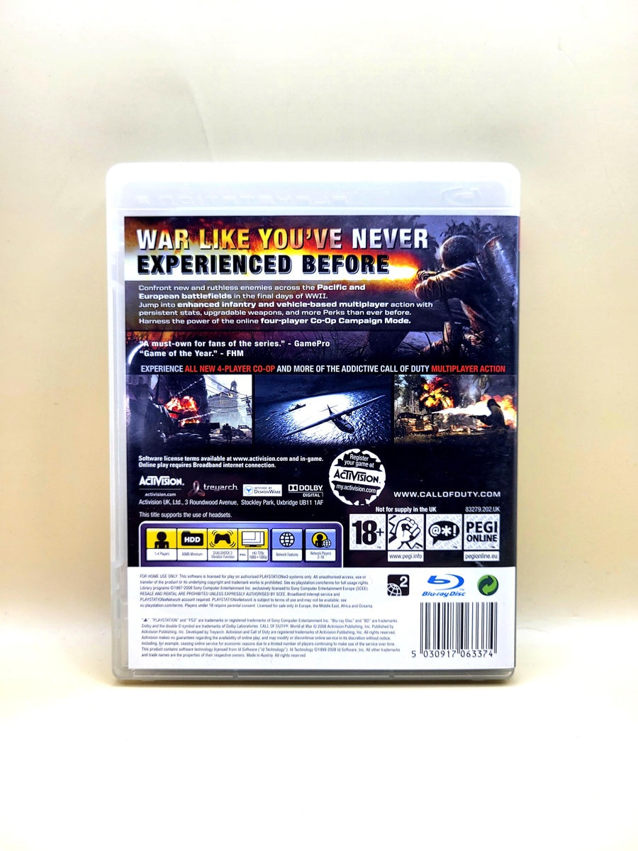 Call of Duty World at War - PlayStation 3 - PS3