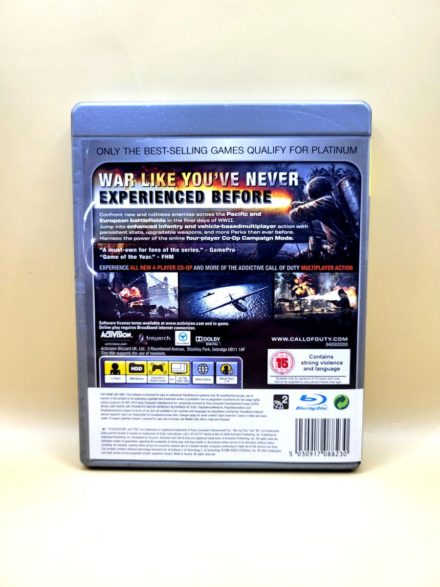 Call of Duty World at War Platinum - PlayStation 3 - PS3
