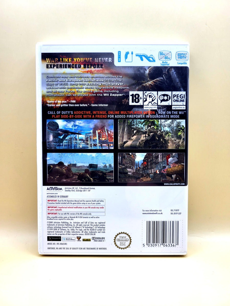Call of Duty World at War - Nintendo Wii
