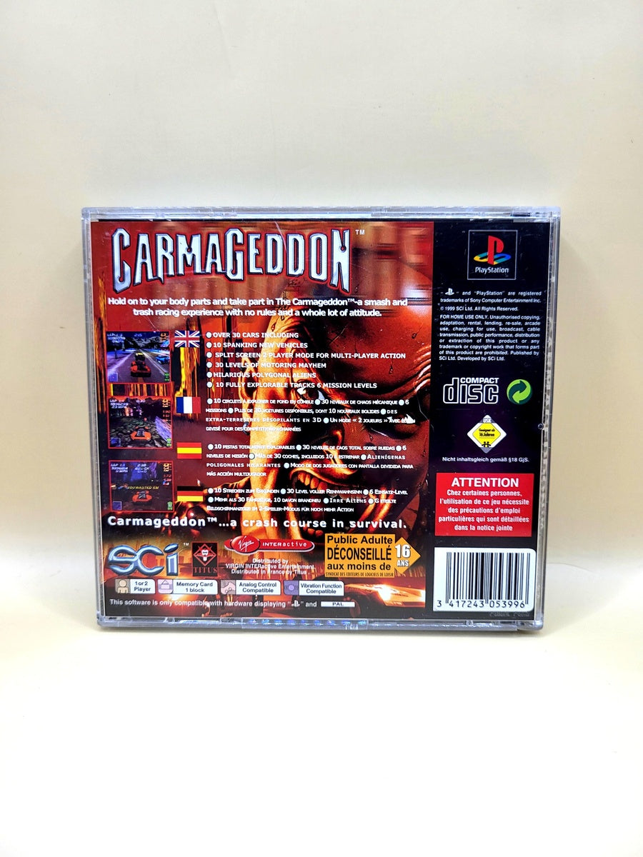 Carmageddon - PlayStation 1 - PS1