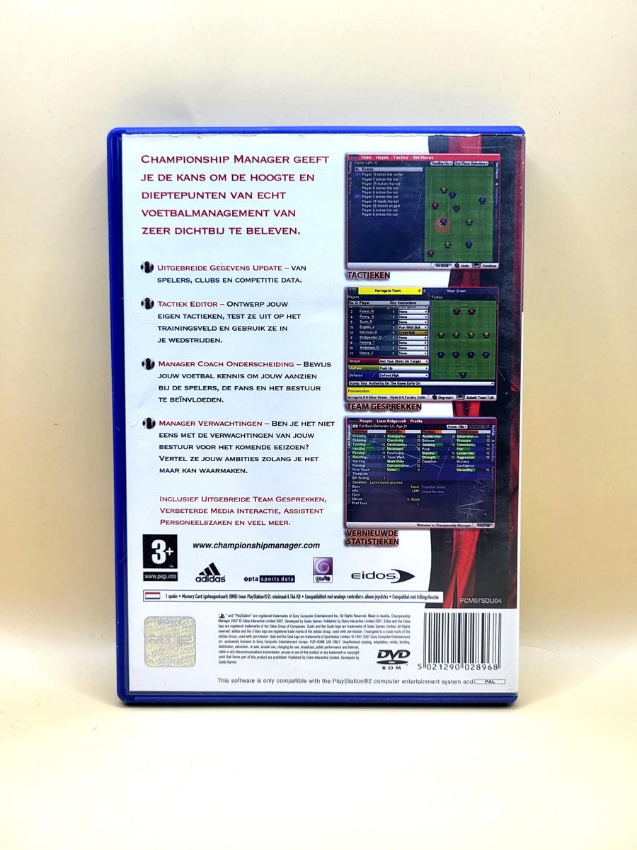 Championship Manager 2007 - PlayStation 2 - PS2