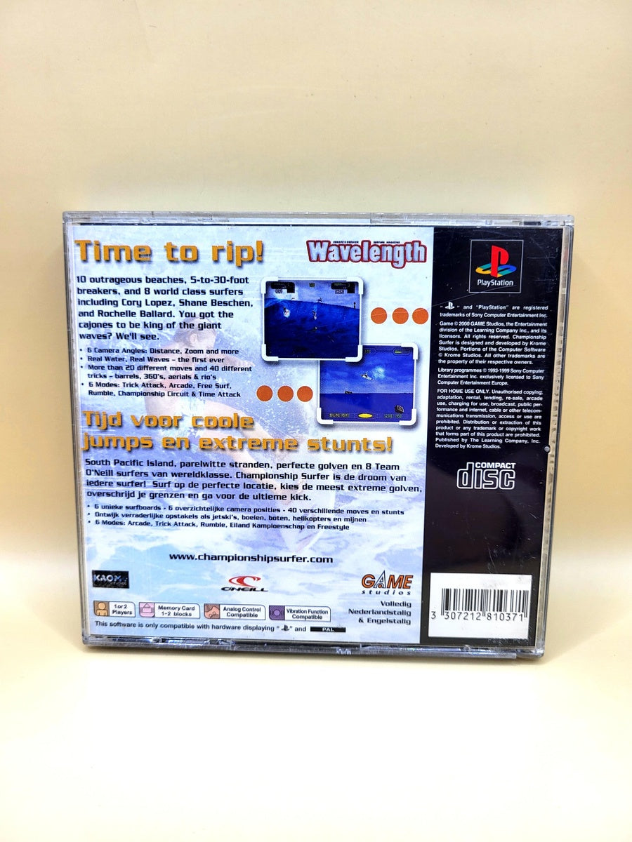 Championship Surfer - PlayStation 1 - PS1