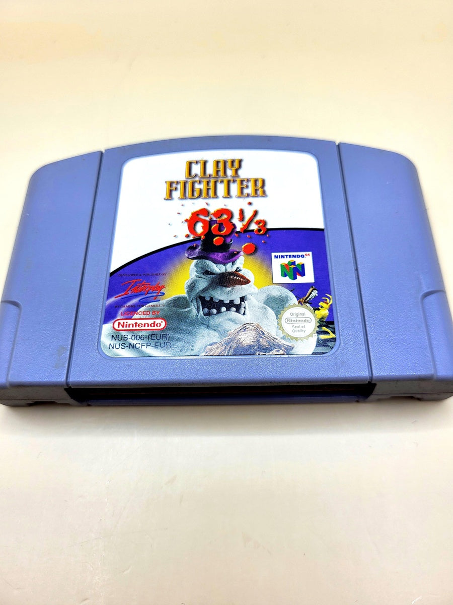 Clay Fighter 63 1/3 - Nintendo 64 - N64