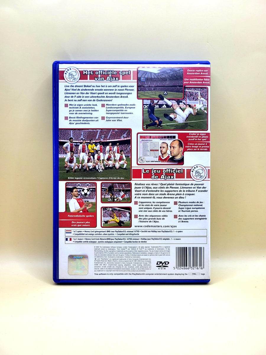 Club Football Ajax Amsterdam - PlayStation 2 - PS2