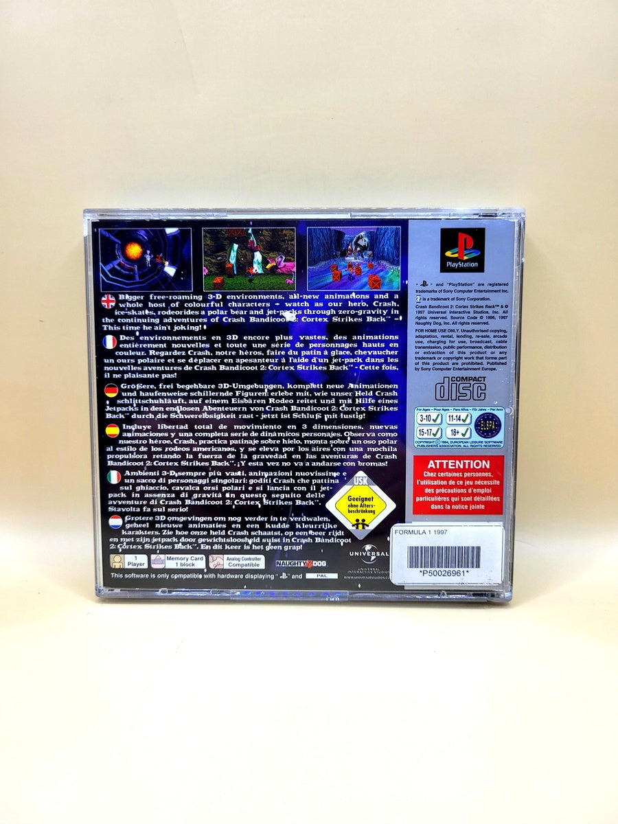 Crash Bandicoot 2 Cortex Strikes Back Platinum (Geen Boekje) - PlayStation 1 - PS1