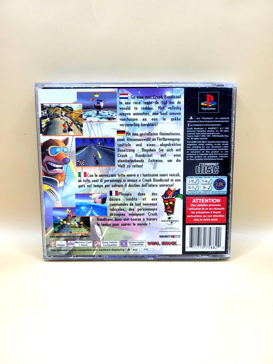 Crash Bandicoot 3 Warped - PlayStation 1 - PS1