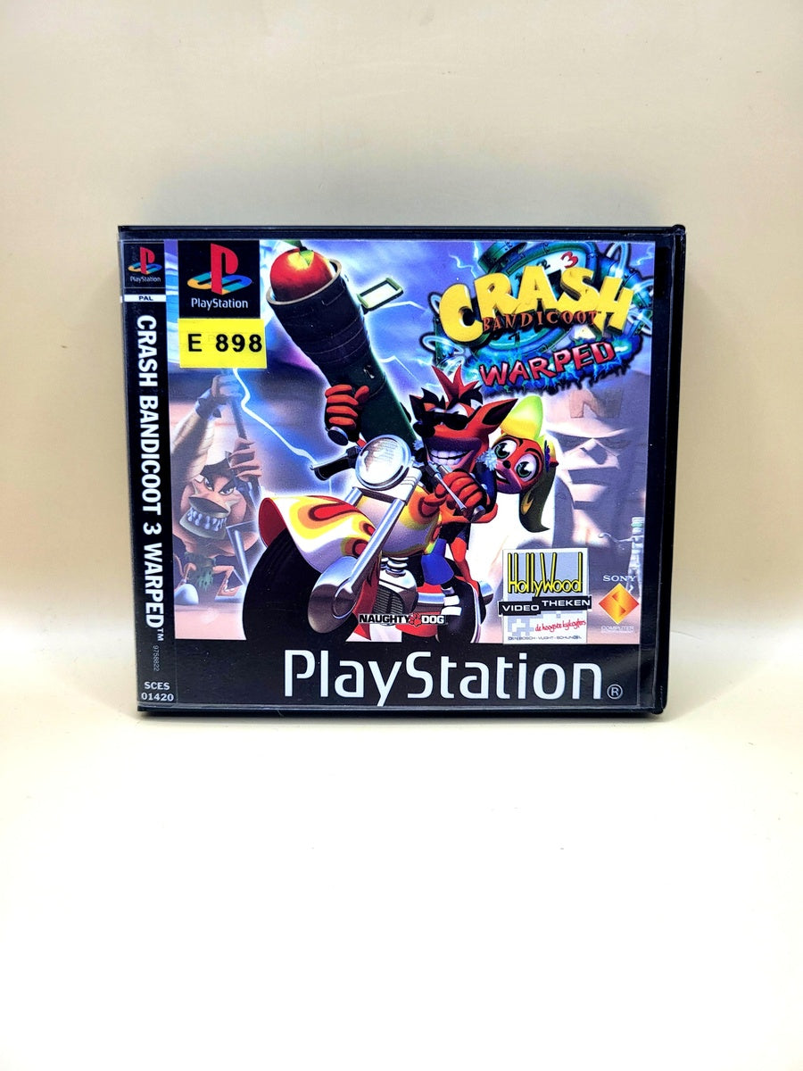 Crash Bandicoot 3 Warped in Rental Doos - PlayStation 1 - PS1