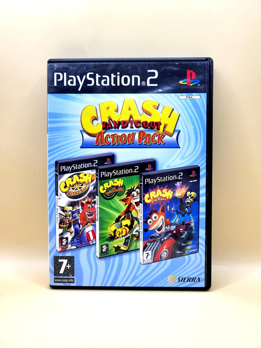 Crash Bandicoot Action Pack - PlayStation 2 - PS2