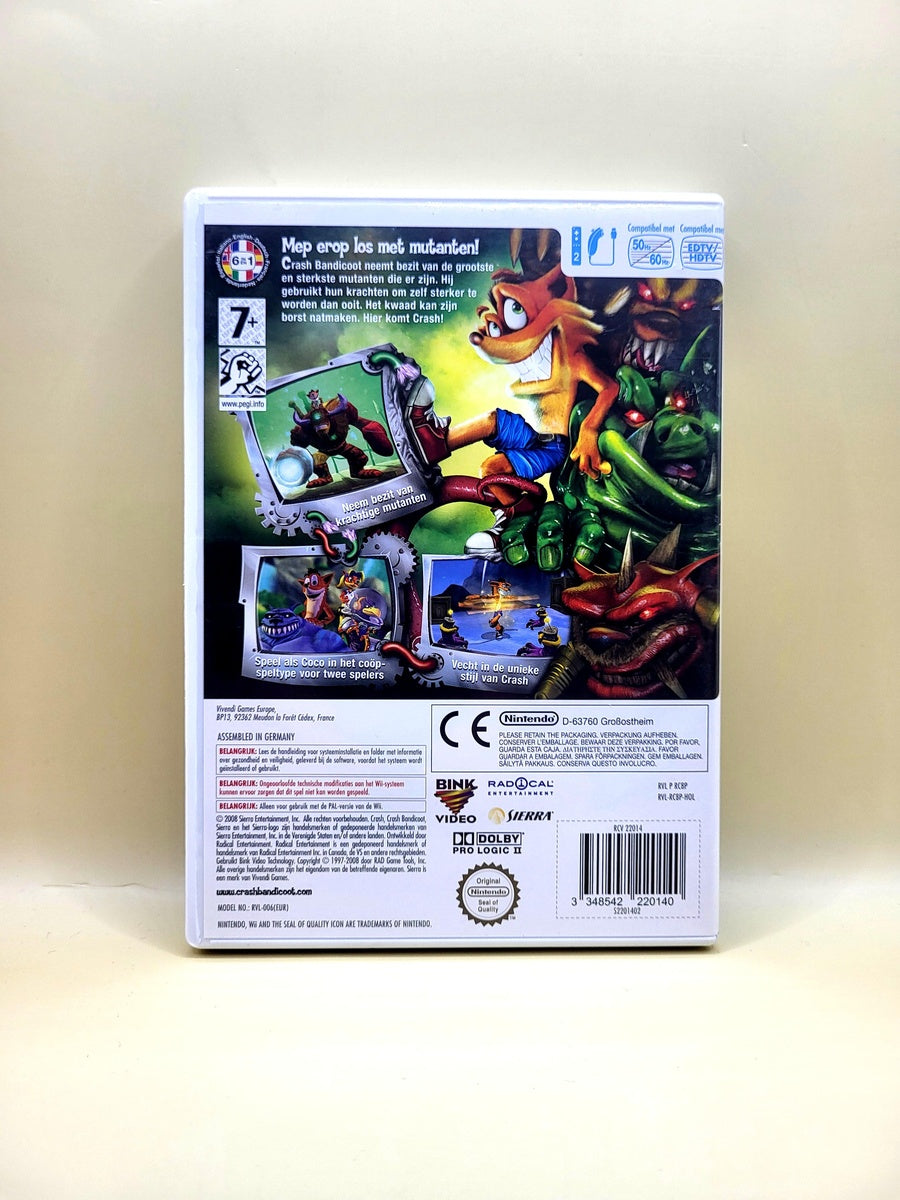 Crash Mind Over Mutant Nintendo - Nintendo Wii