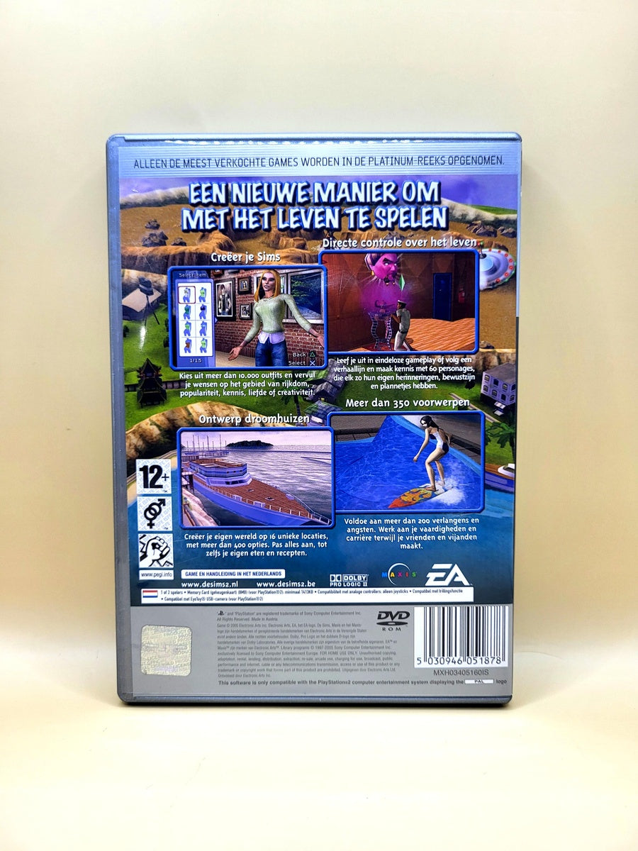 De Sims 2 Platinum - PlayStation 2 - PS2