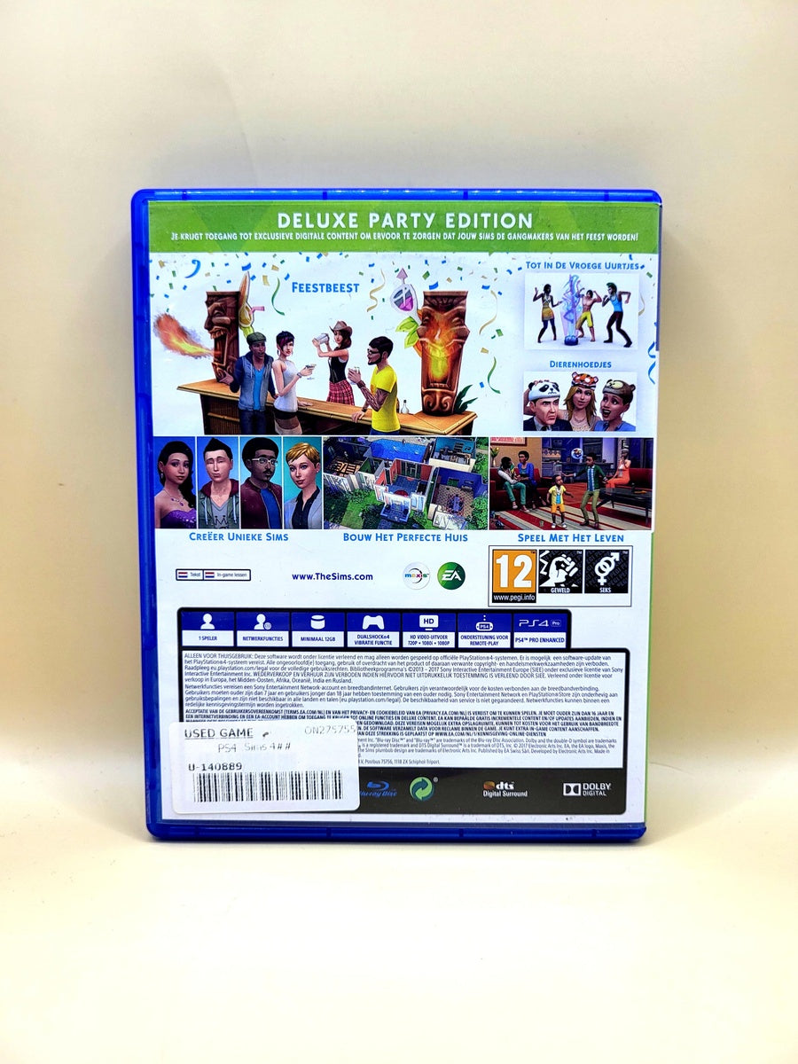 De Sims 4 Deluxe Party Edition - PlayStation 4 - PS4