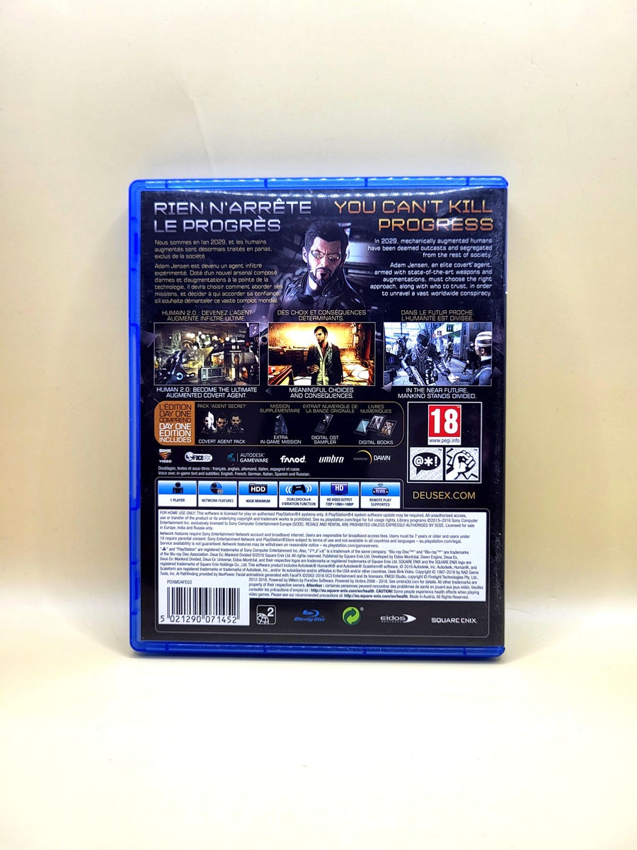 Deus Ex Mankind Divided Day One Edition - PlayStation 4 - PS4