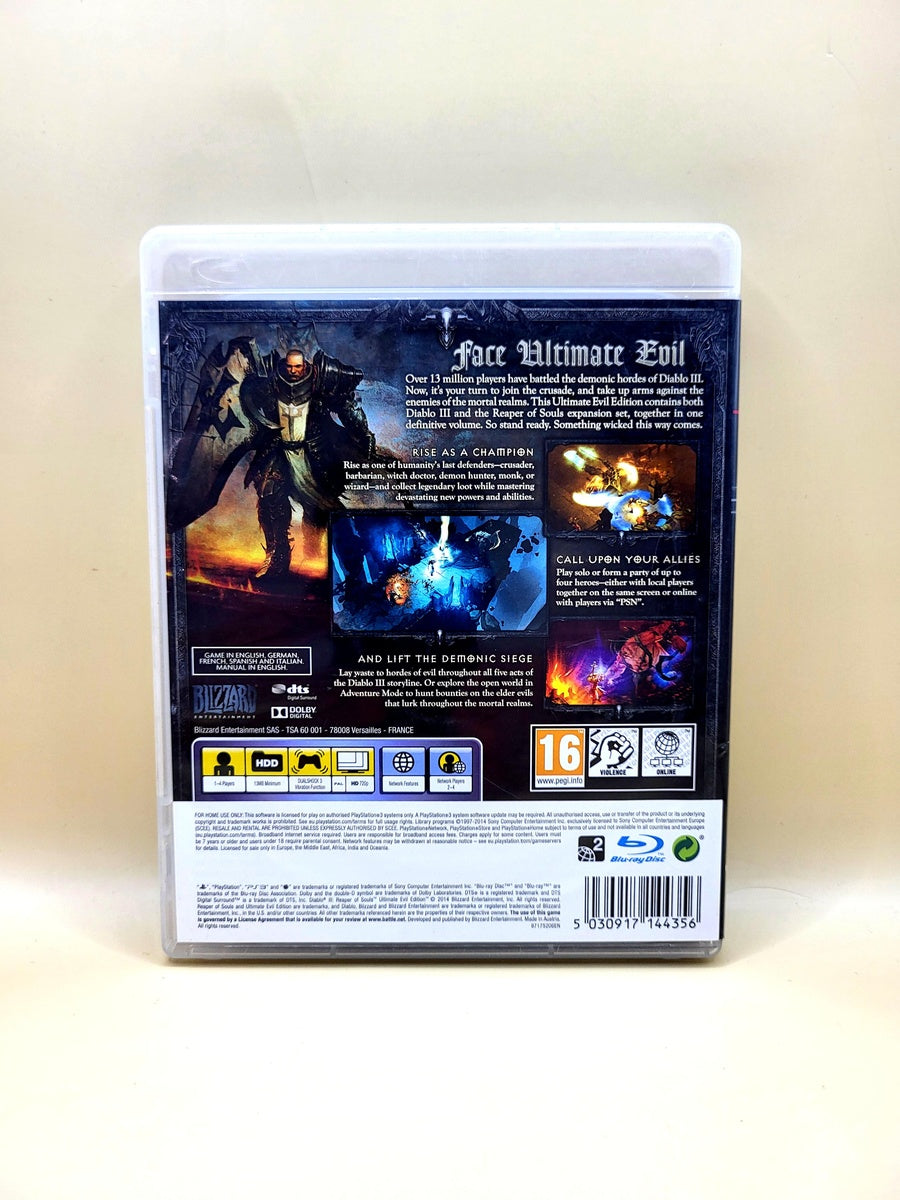 Diablo III Reaper of Souls Ultimate Evil Edition - PlayStation 3 - PS3