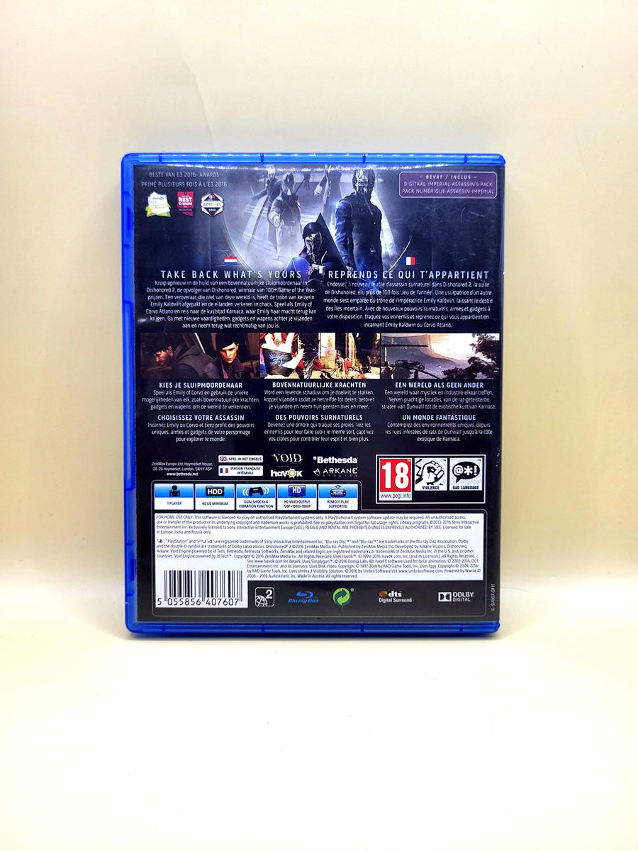 Dishonored 2 - PlayStation 4 - PS4