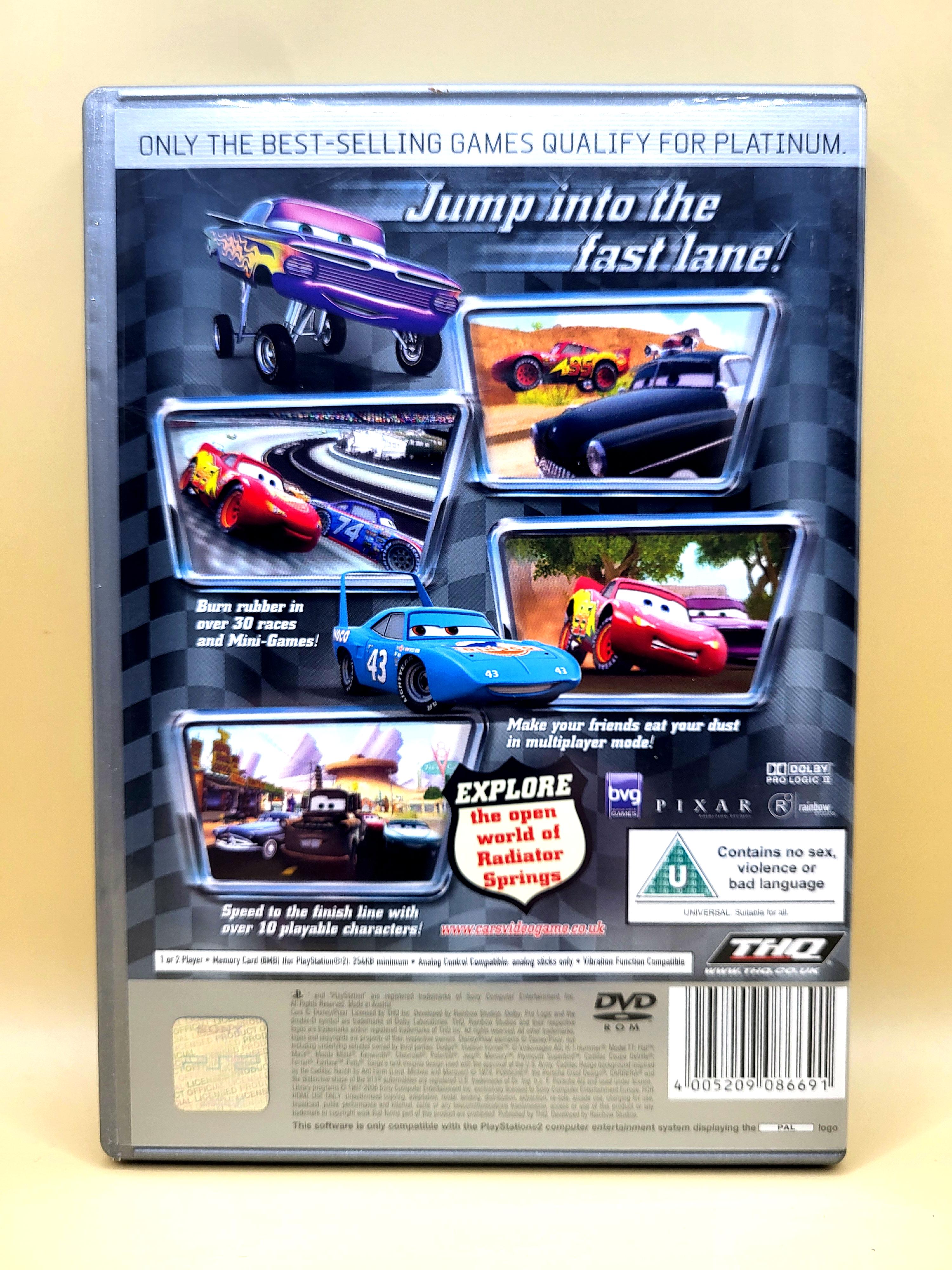 Disney Pixar Cars (Platinum) - PlayStation 2 - PS2