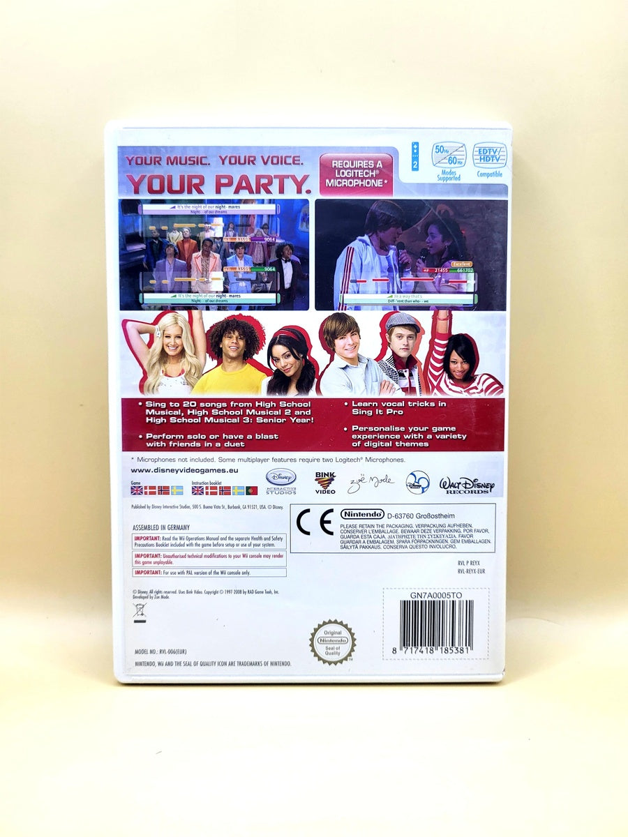 Disney Sing It High School Musical 3 - Nintendo Wii