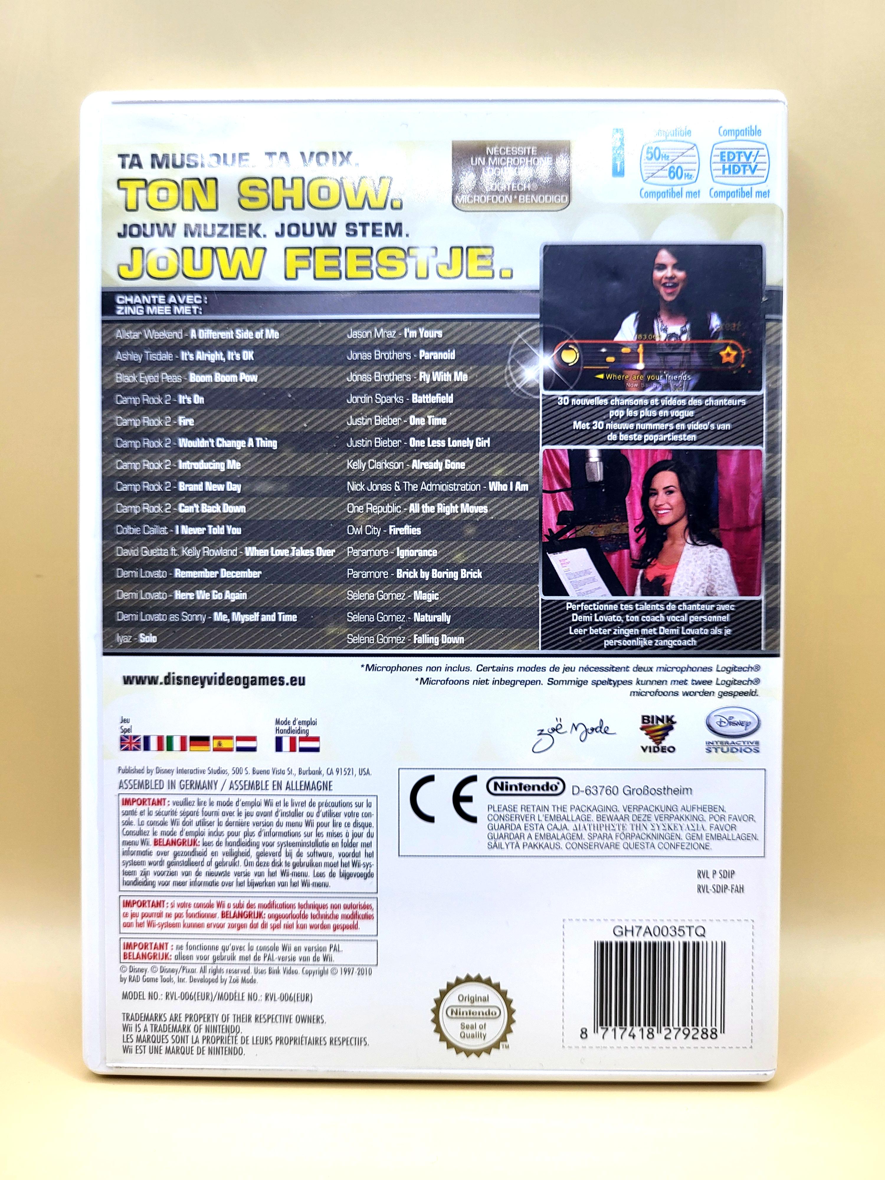 Disney Sing It Party Hits Nintendo Wii Achterkant